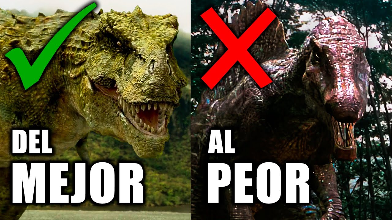 Del PEOR al MEJOR DISEÑO de DINOSAURIO CARNÍVORO - PARTE 2