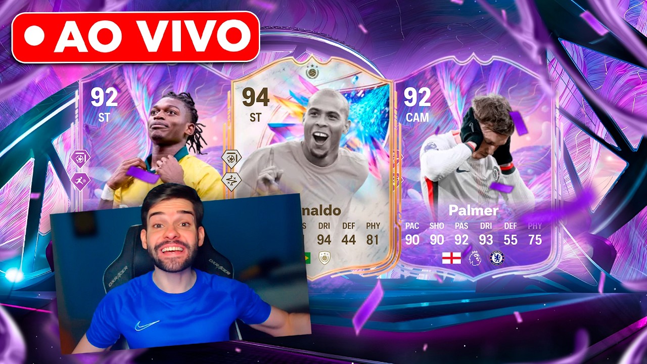 🚨AO VIVO! MELHOR CARTA do ULTIMATE TEAM! RONALDO 94! FC 26