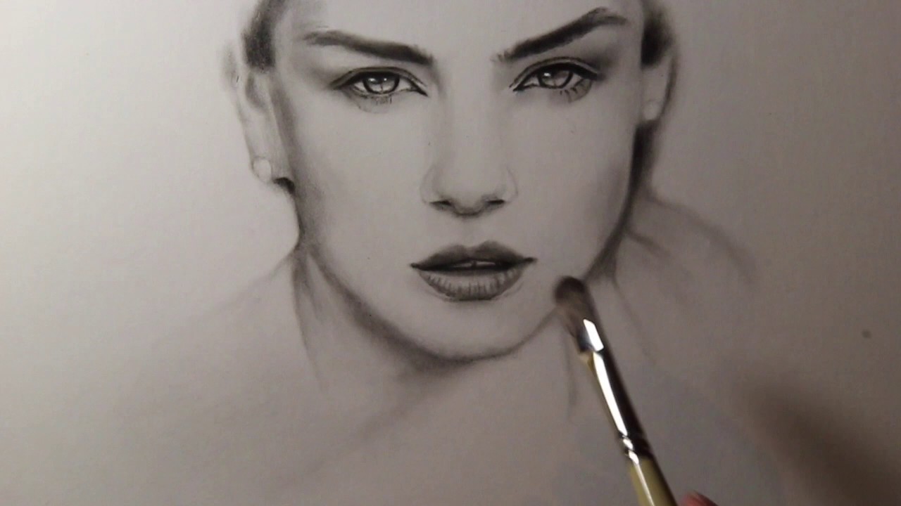 Vika - realistic/fantasy portrait drawing by Maryam moayed alaei