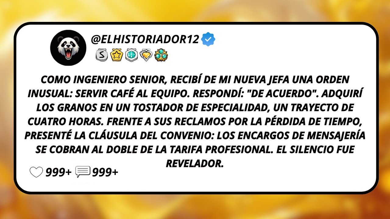 Como Ingeniero Senior, Recibí De Mi Nueva Jefa Una Orden Inusual: Servir Café Al Equipo. Respondí...