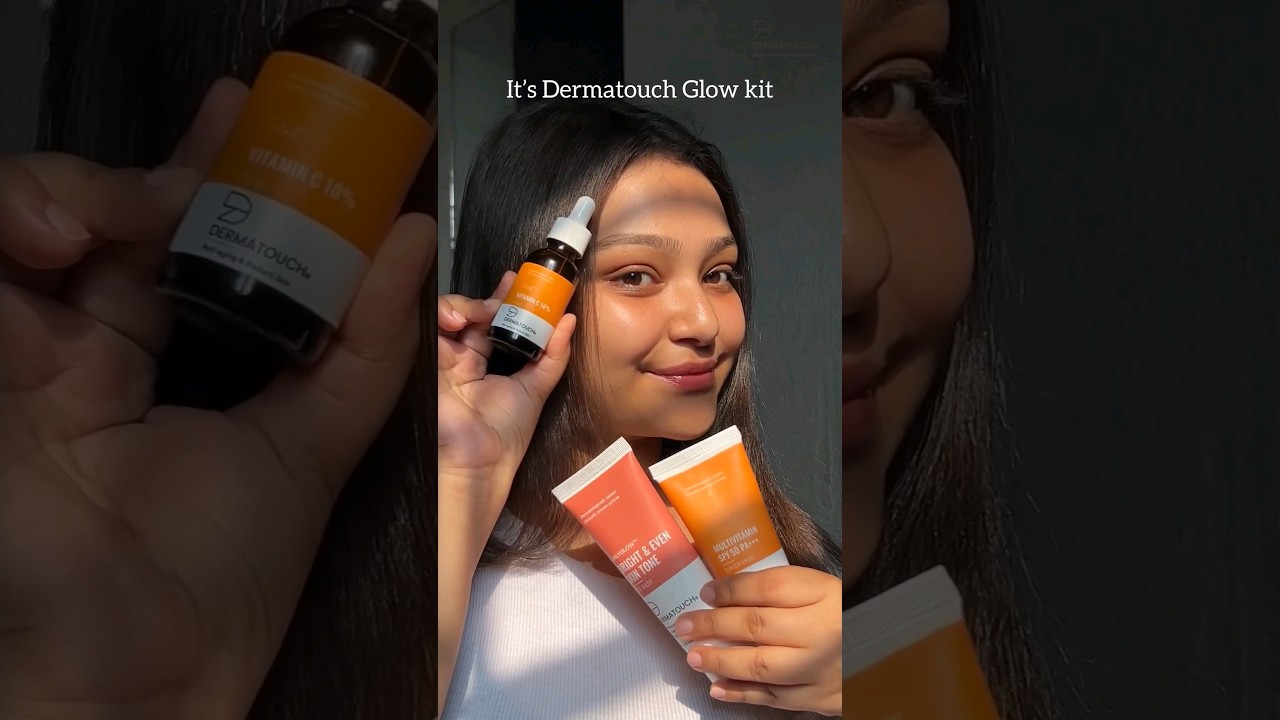 Get Glowing & Brightning Skin with Dermatouch Glow Kit | Skin Brightening Cream | Dermatouch