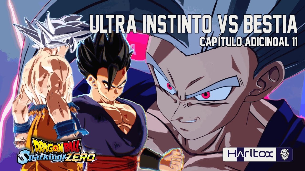 GOHAN BESTIA enfrenta a GOKÚ Ultra Instinto en el DLC DB Sparking Zero Super Hero