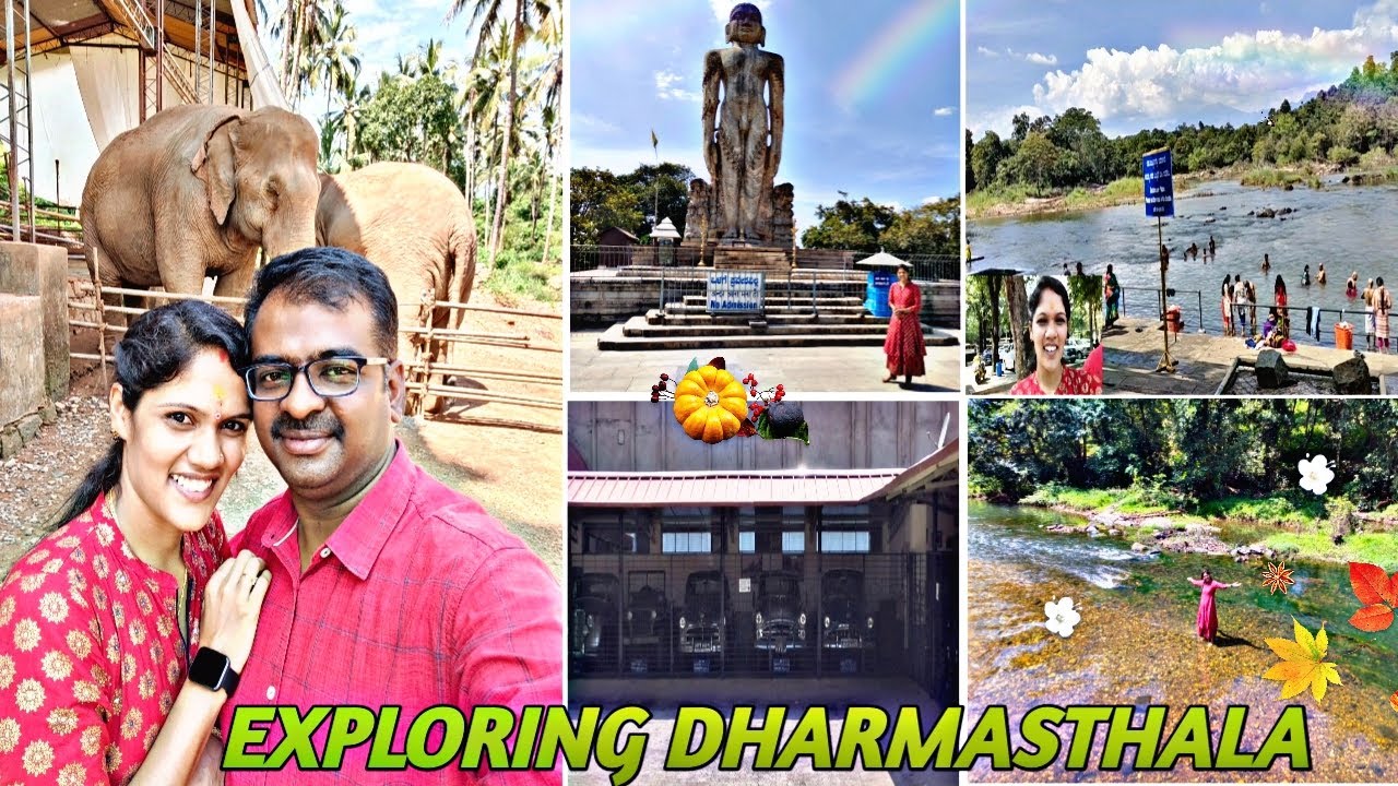 EXPLORING DHARMASTHALA ||AANE MARI SHUD || MANJUSHA CAR MUSEUM || BAHUBALI HILL ||AT DHARMASTHALA ||