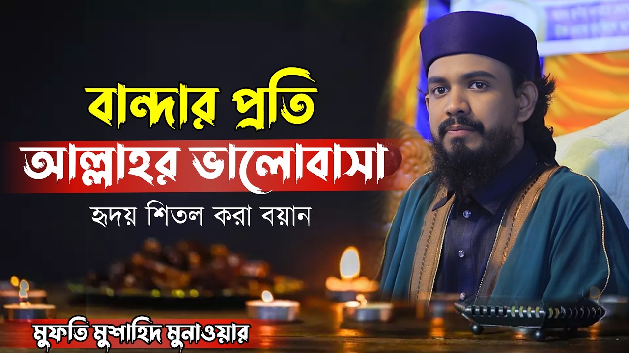 বান্দার প্রতি আল্লাহর ভালোবাসা | মুফতি মুশাহিদ মুনাওয়ার নতুন ওয়াজ ২০২৬ Mushahid munawar