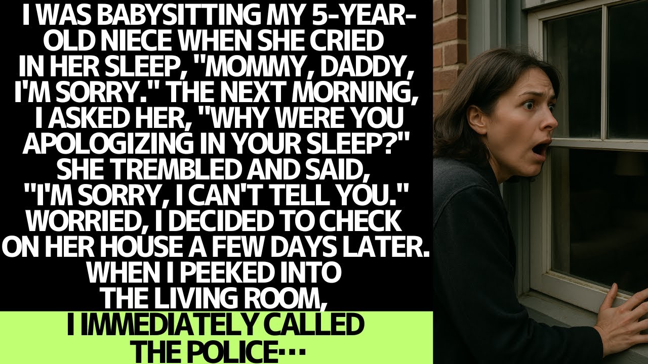 My 5-year-old niece kept apologizing in her sleep... then I called 911.