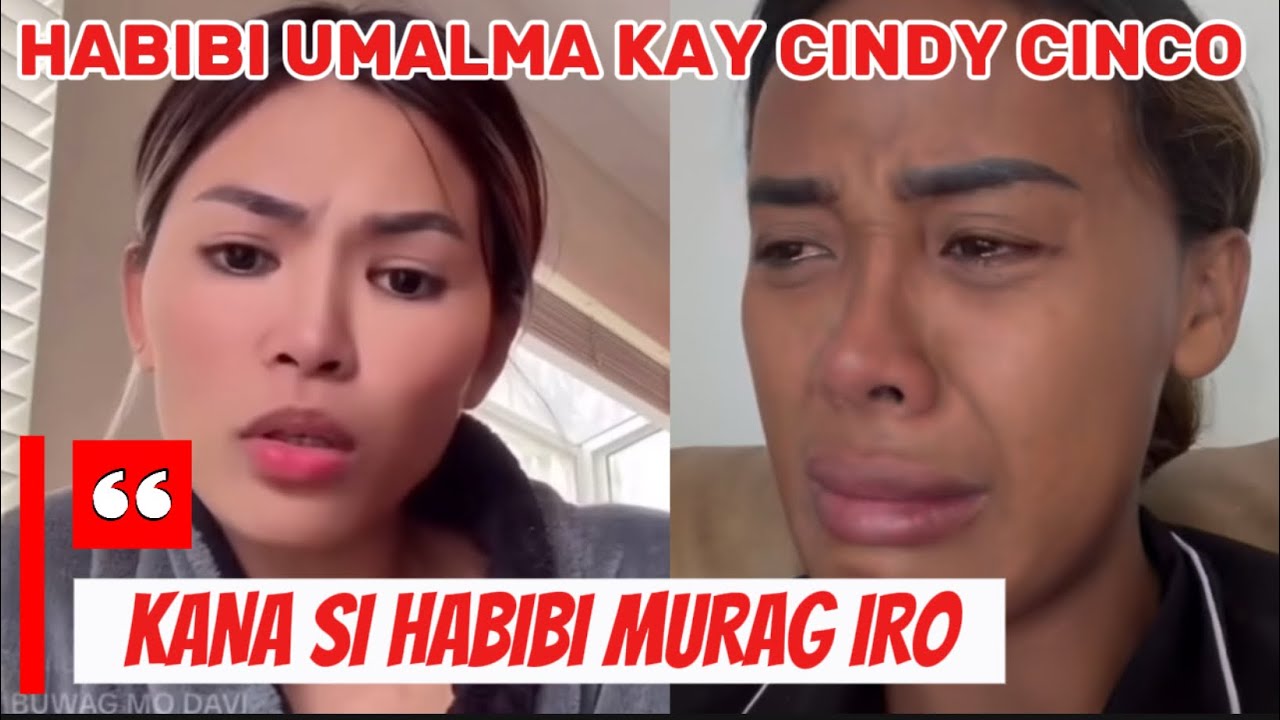 CINDY CINCO HUMINGI NG TAWAD MATAPOS SABIHING MUKHANG ASO SI HABIBI