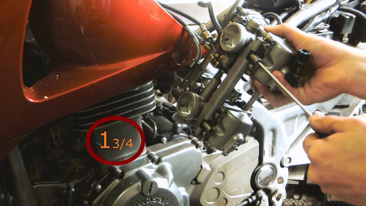 KLE500 | Carbs adjust and sync