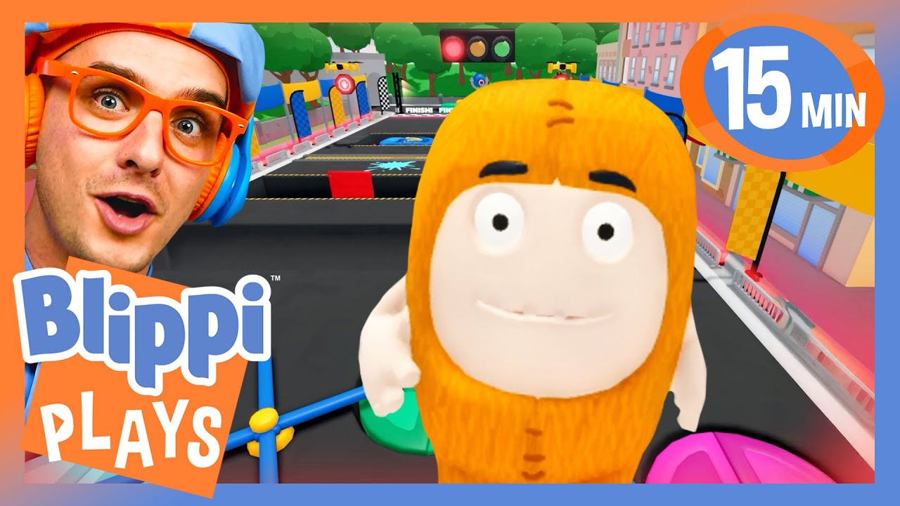 Blippi Plays Obby Bods | Blippi Plays |  Moonbug Kids - Games & Playtime