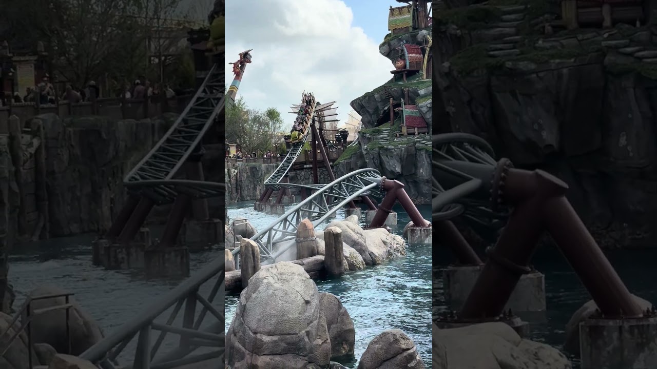 First Look: Hiccups Wing Gliders at How To Train Your Dragon Isle of Berk - Universal Epic Universe