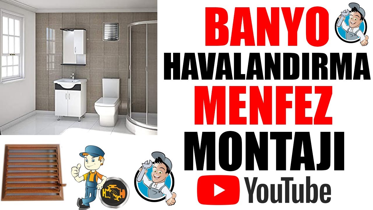 Banyo Menfez Montajı - Bathroom Grille Installation