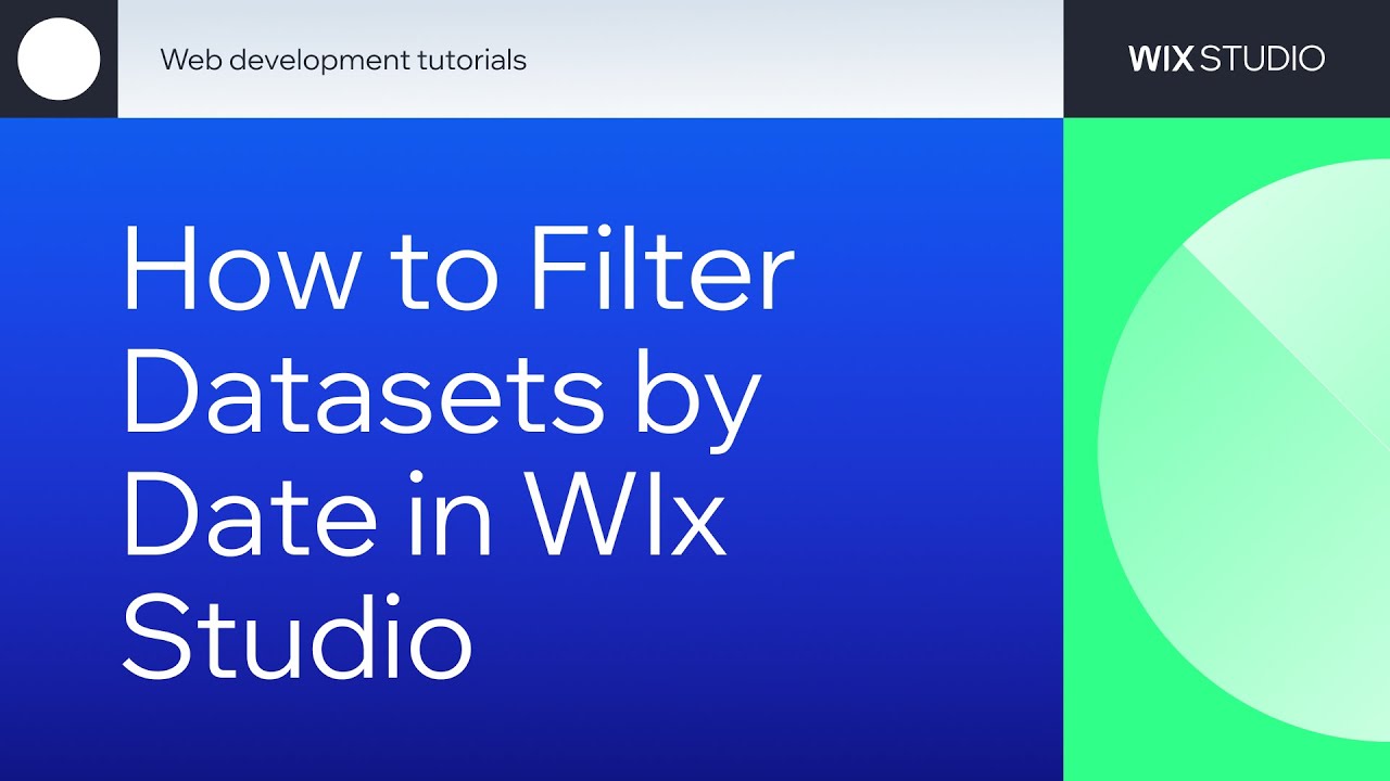 How to filter datasets by date in Wix Studio