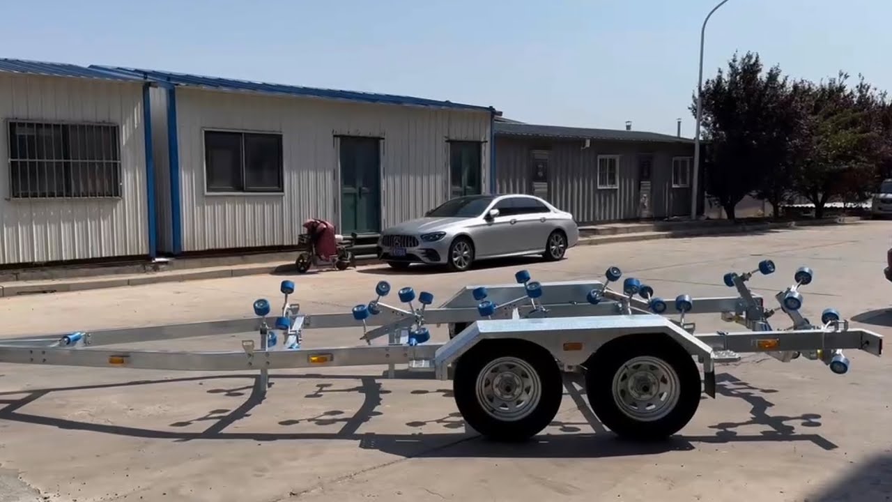 How to assemble the matching trailer for our 7.5m fishing boat