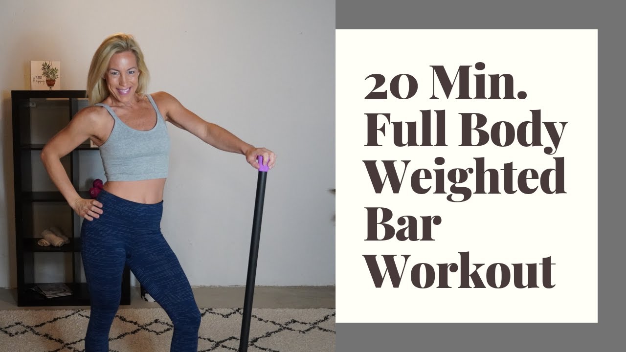 ULTIMATE 20 MIN FULL BODY WEIGHTED BAR WORKOUT | RITFIT WEIGHTED BODY BAR WORKOUT W/ TRAINER BETHANY