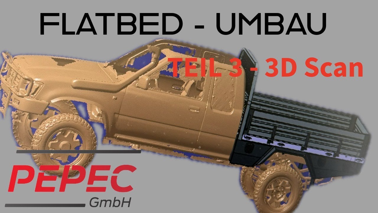 3D Scan Offroad Umbau Hilux