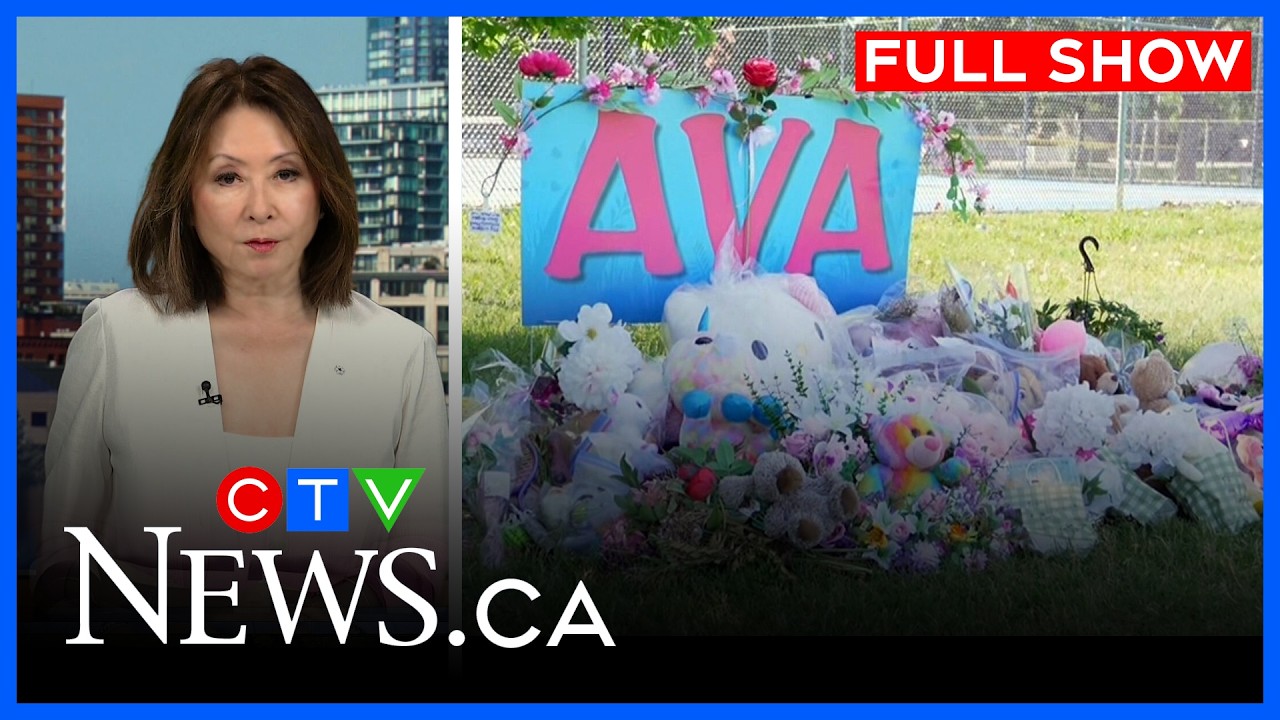 Памяти девочки, погибшей на надувном замке | CTV News Монреаль, выпуск в 18:00 за вторник, 9 июня...