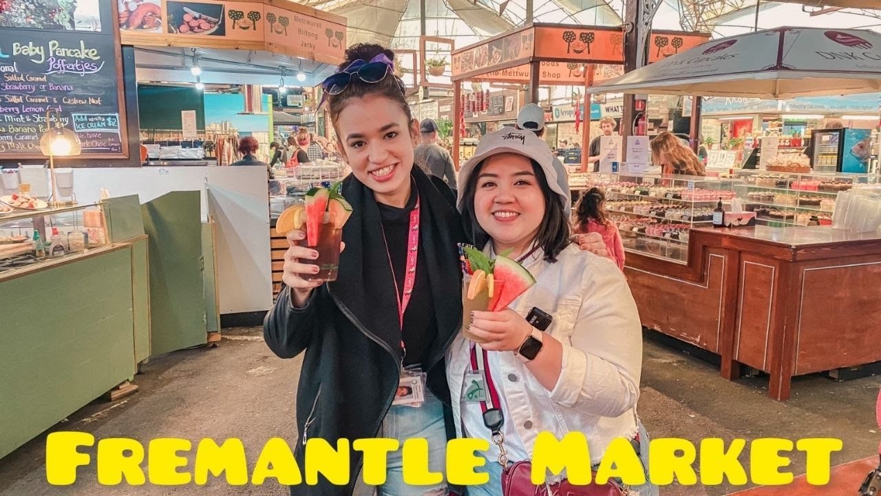 Food hunting at Fremantle Market