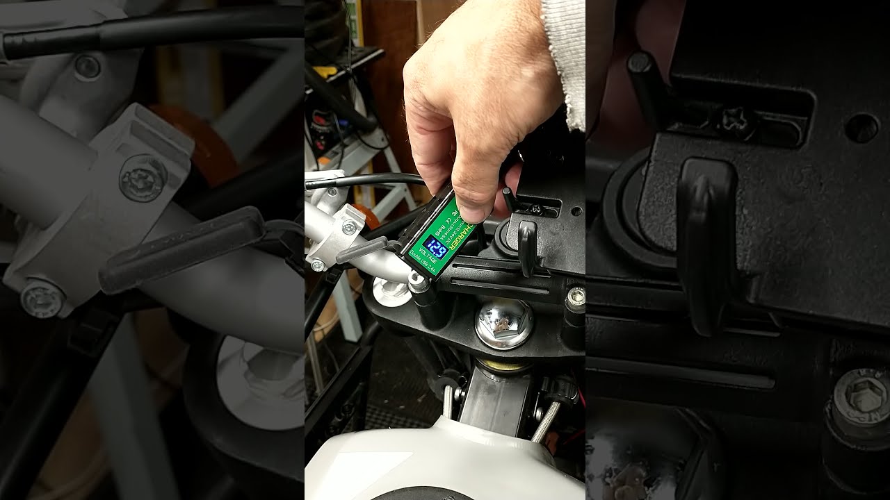 2020 Royal Enfield Himalayan add ability to charge phone from battery tender connection. Short video