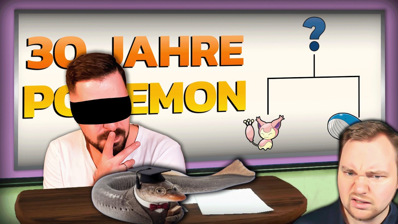 Pokémon-Powerpoint - aber ich stelle sie blind vor!