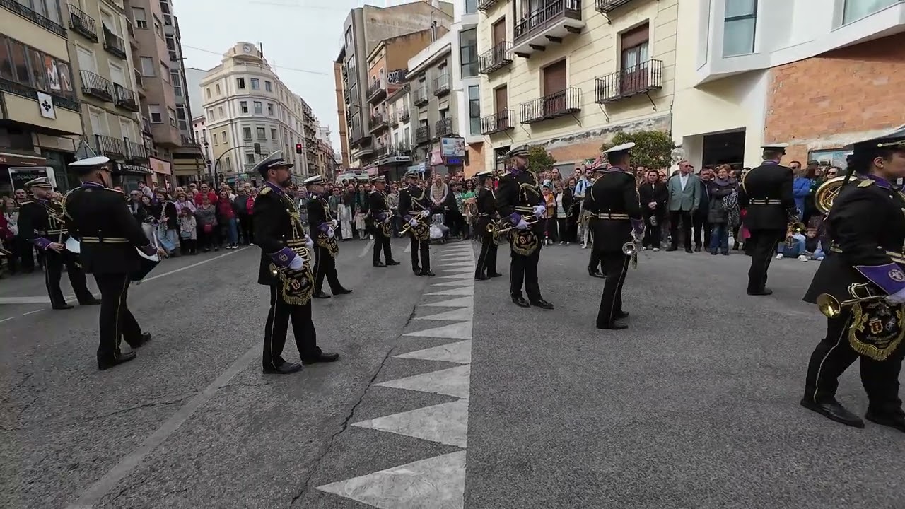 BANDA DE TROMPETAS Y TAMBORES DE LA JUNTA DE COFRADÍAS DE CUENCA. DOMINGO DE RAMOS 2024