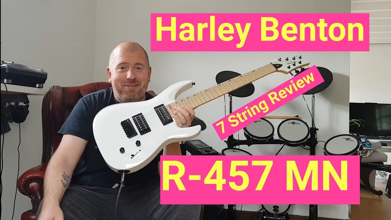 Harley Benton R-457 MN Review  7 String