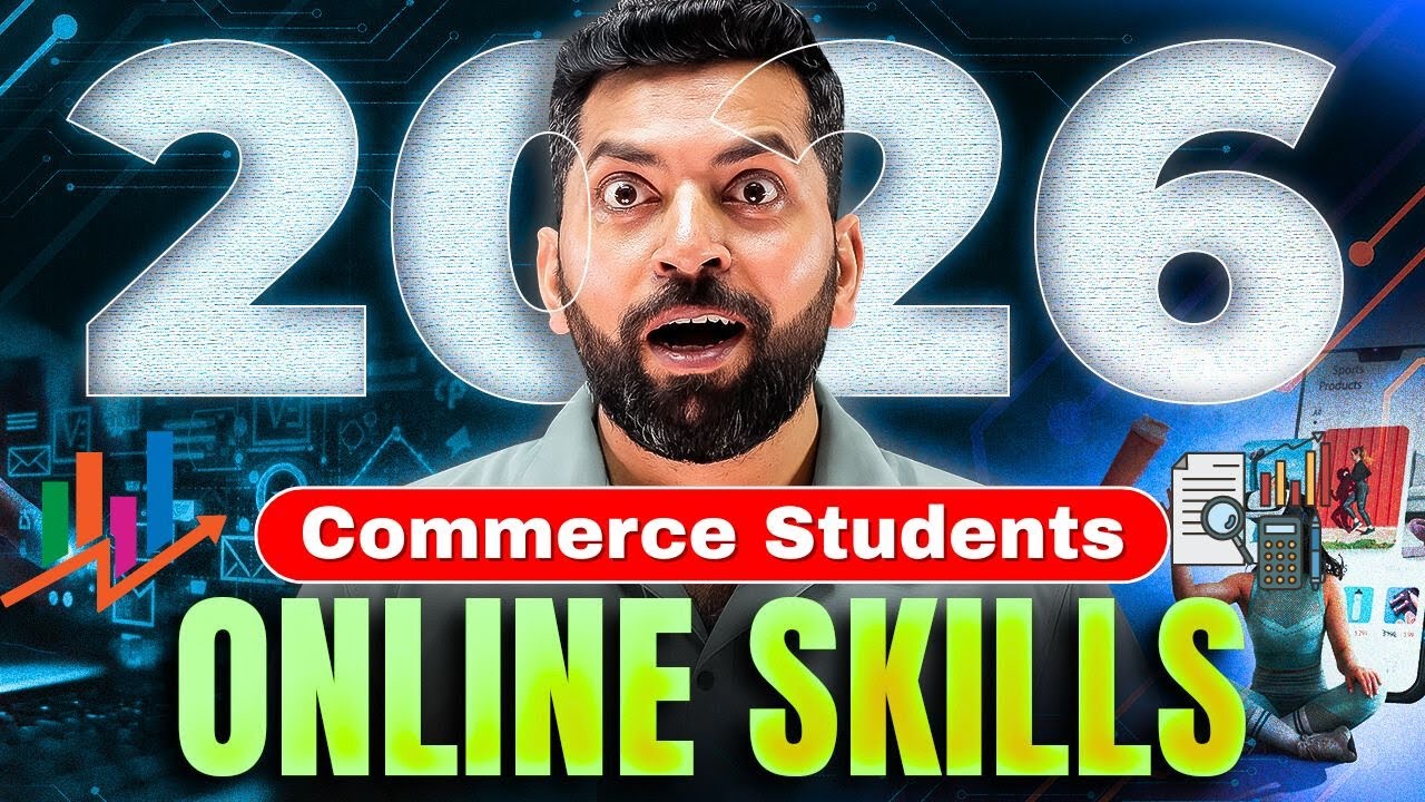 MUST have ONLINE SKILLS for commerce students for GOOD PAYING JOBS🔥! Students lack these SKILLS✅