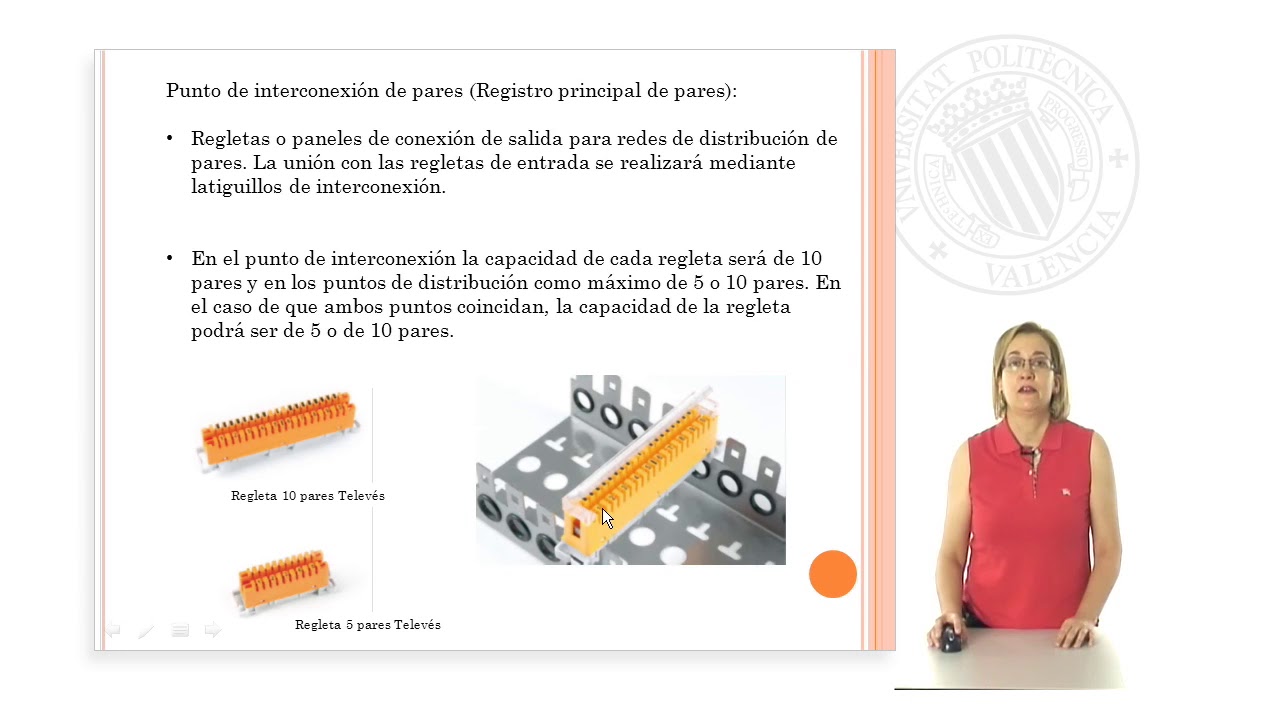 Diseño de la red de cable de pares según el Anexo II del Real Decreto 346/2011 |  | UPV