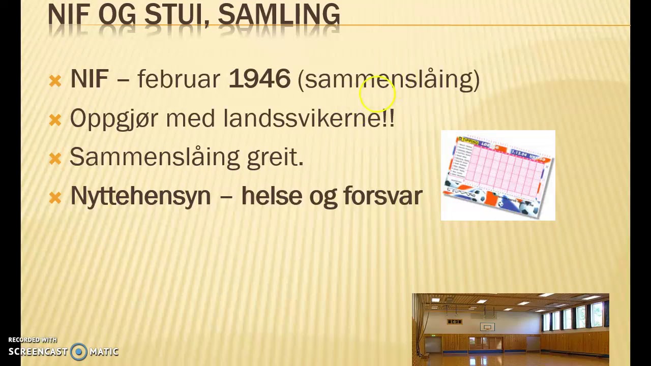 Norsk idrettshistorie under og etter krigen