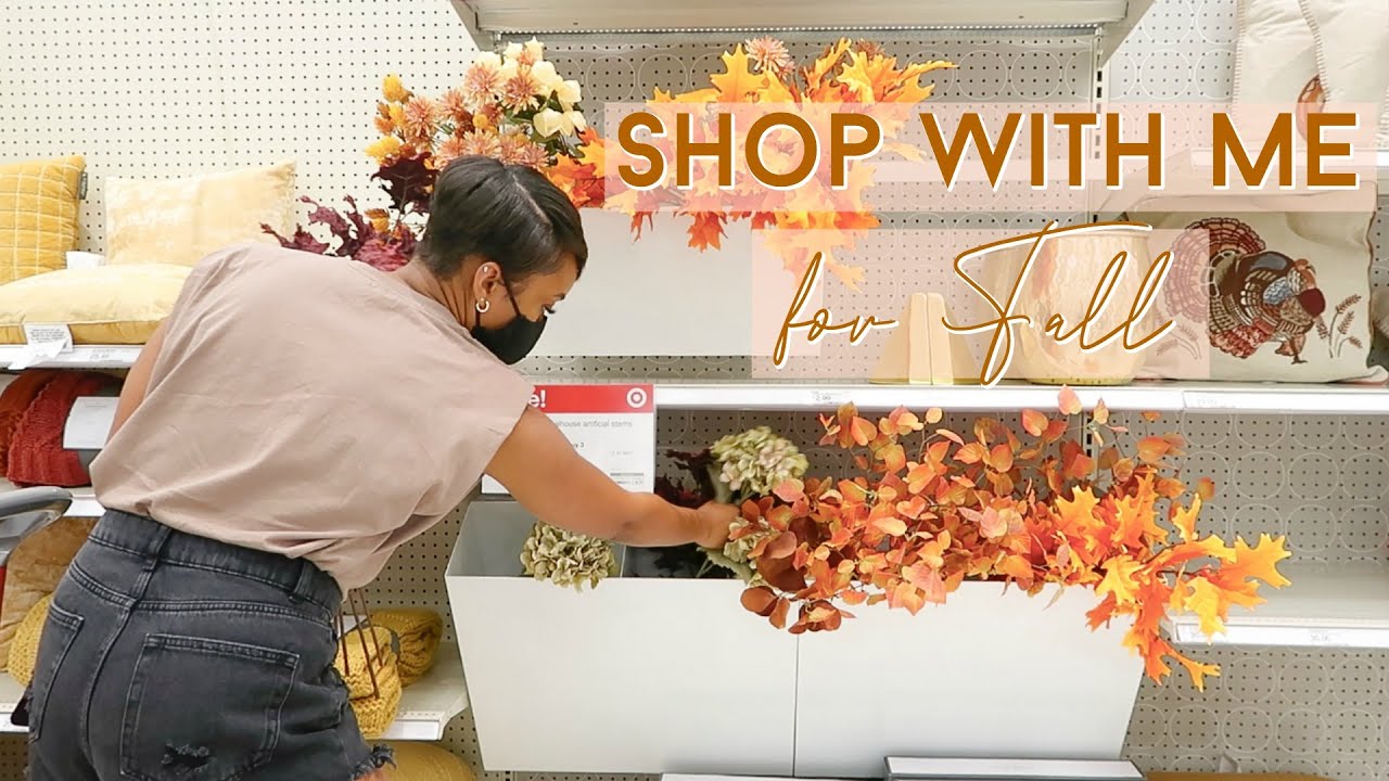 SHOP WITH ME FOR FALL | Fall Decor Shopping at Target & Homegoods!! | Fall Decorating Ideas 2020