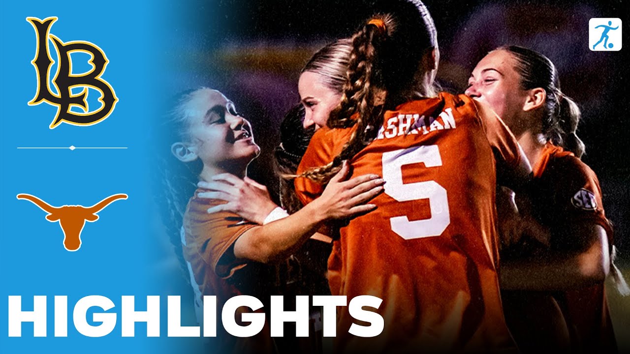 Long Beach State vs Texas | NCAA College Women's Soccer | Highlights - August 17, 2025