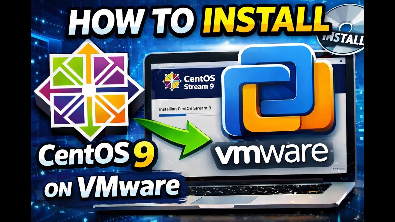 របៀបតម្លើង CentOS 9 នៅលើ VMware ដោយមិនប្រើប្រាស់ GUI - Khmer