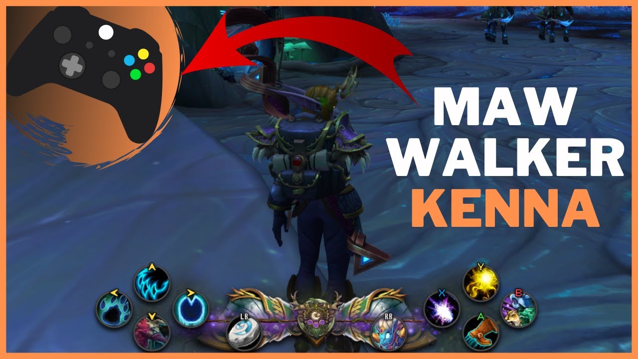 WoW Shadowlands: Controller Maw walking.