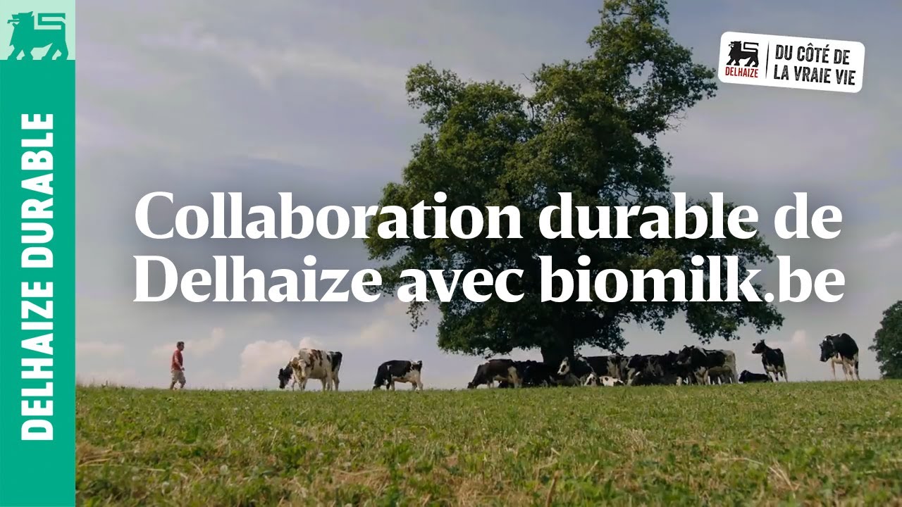 Collaboration durable de Delhaize avec biomilk.be