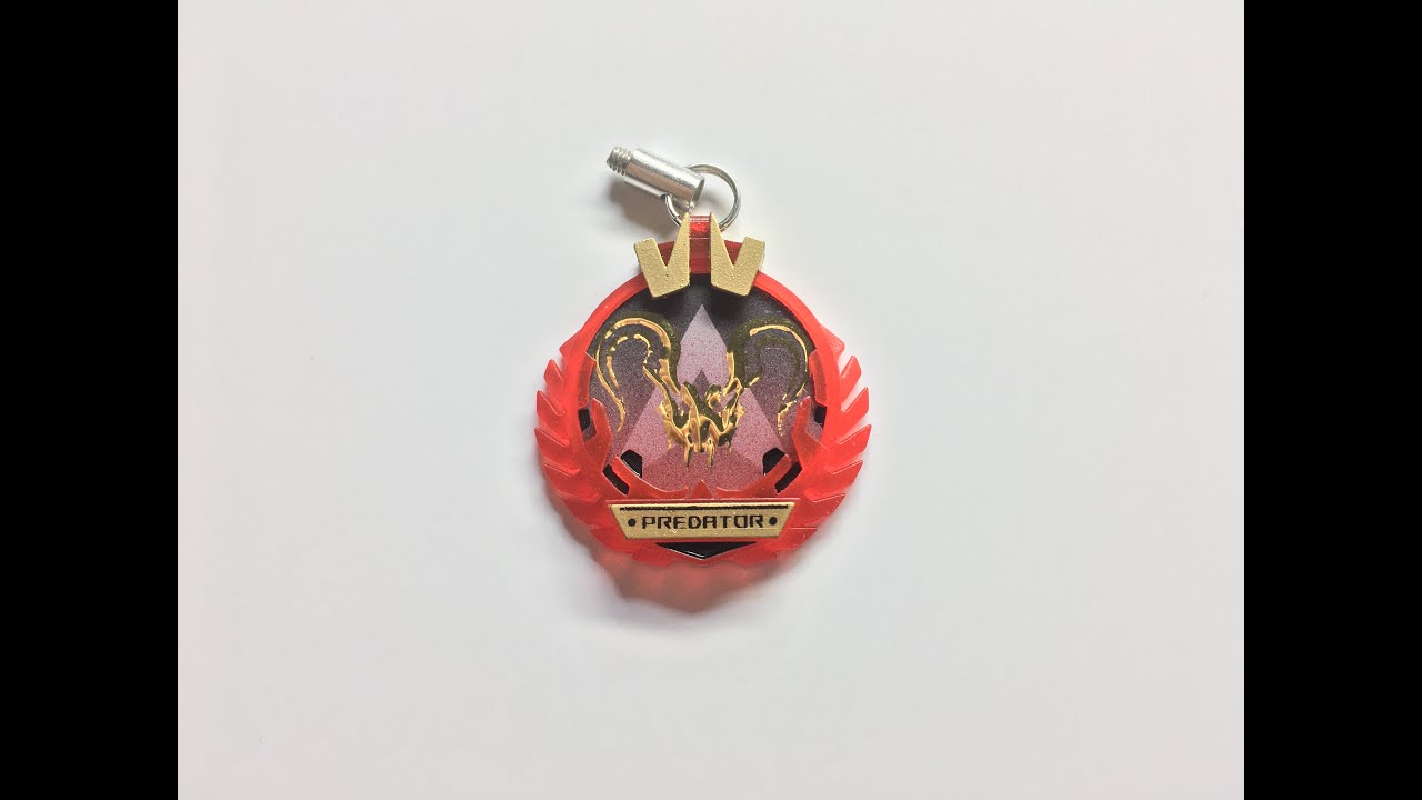 【Apex Legends】プレデターのガンチャームを作ってみました。-Making a Predator gun charm-
