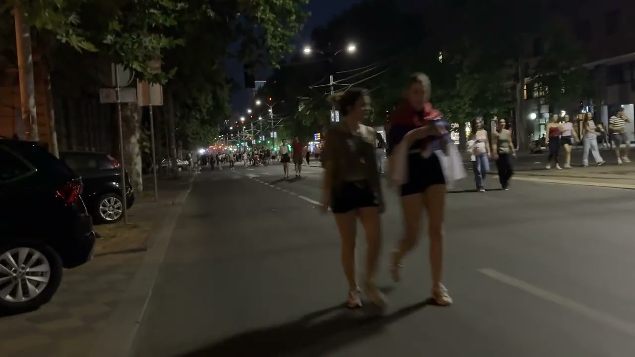 Walking Through the Belgrade Protests, Serbia – July 1, 2025