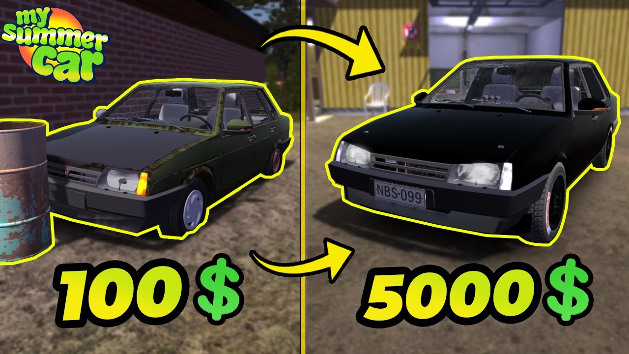 $100 LADA 21099 from BACKYARD! | My Summer Car #93