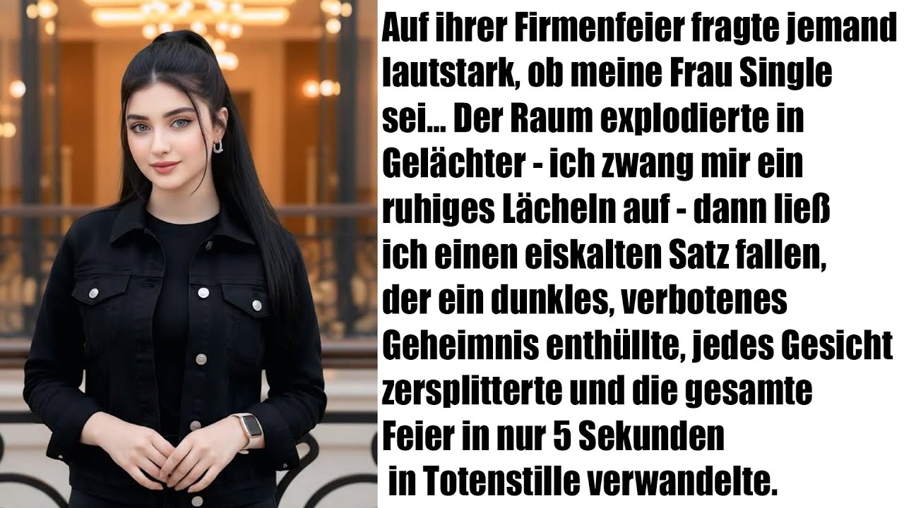 "Bei der Firmenparty: Fragten sie, ob meine Frau Single ist – Chaos brach aus!"