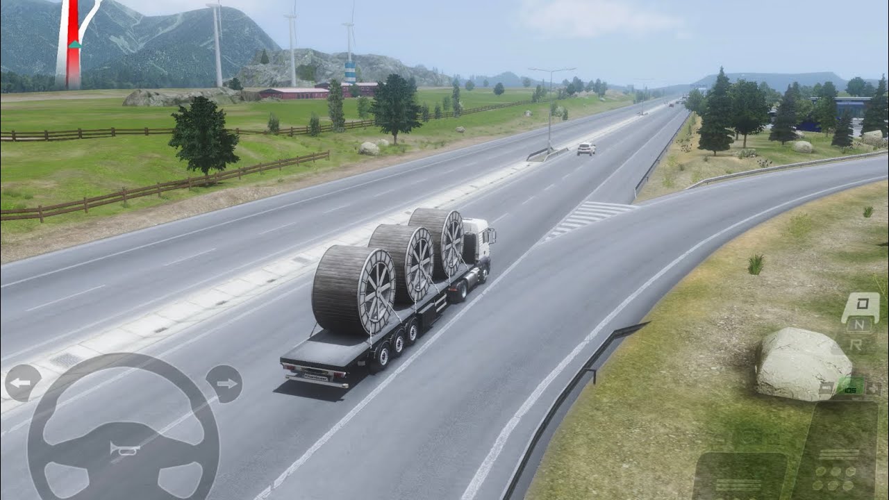 Heavy Machinery Transport | Europe Highway | Trucking 