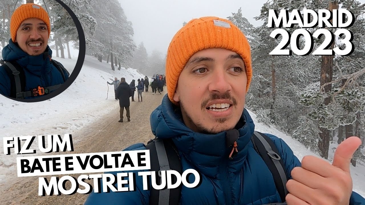 AQUI VOCÊ PODE VER NEVE EM MADRID | Puerto de Navacerrada