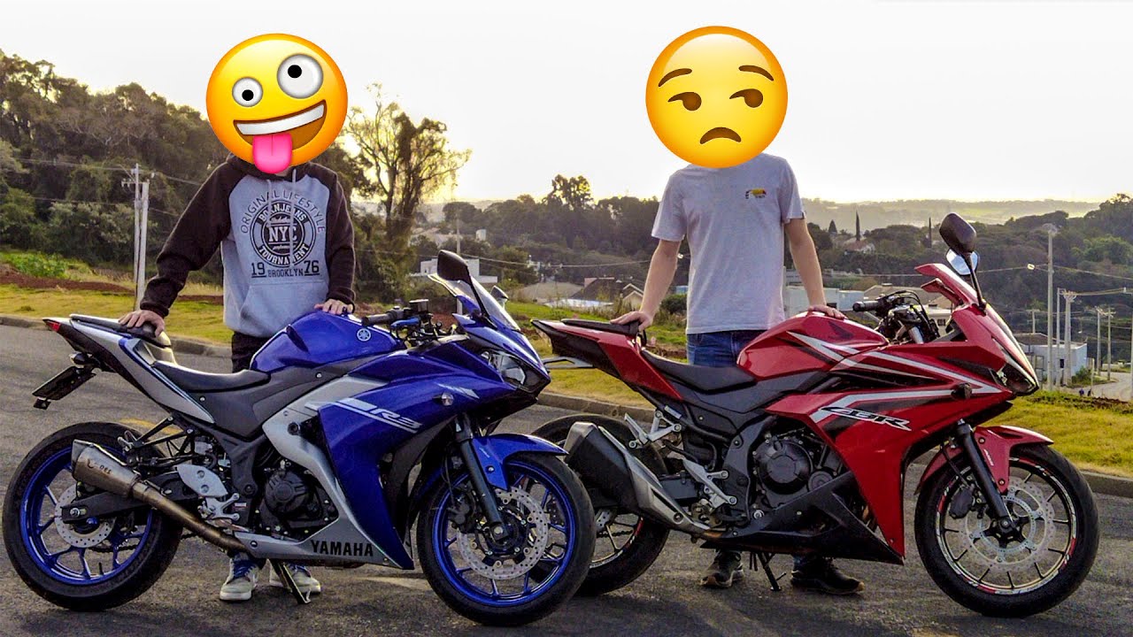 R3 x CBR500 - Quem ganha?