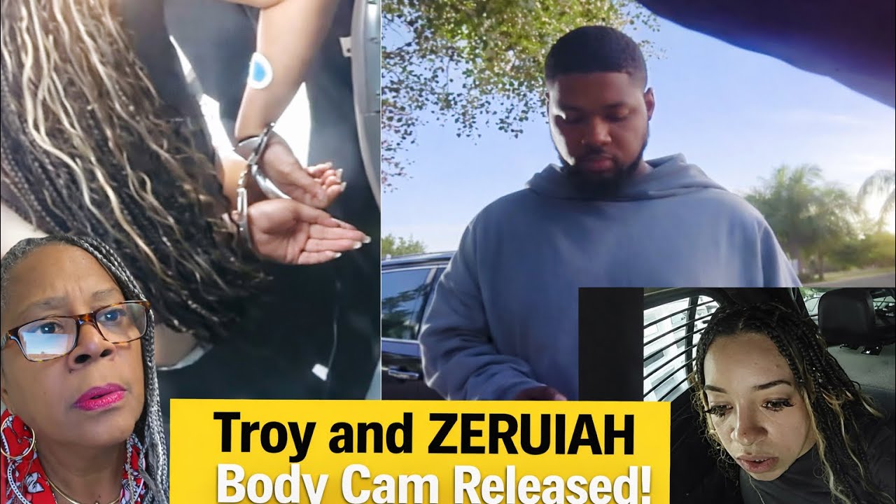 Full Body Cam Footage: ZERUIAH Arrest and Troy The Felon Running!   