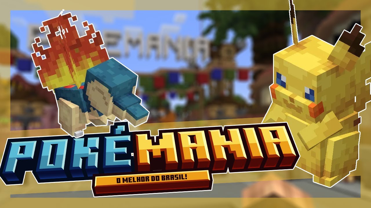 O MELHOR SERVIDOR DE MINECRAFT COBBLEMON - POKE MANIA