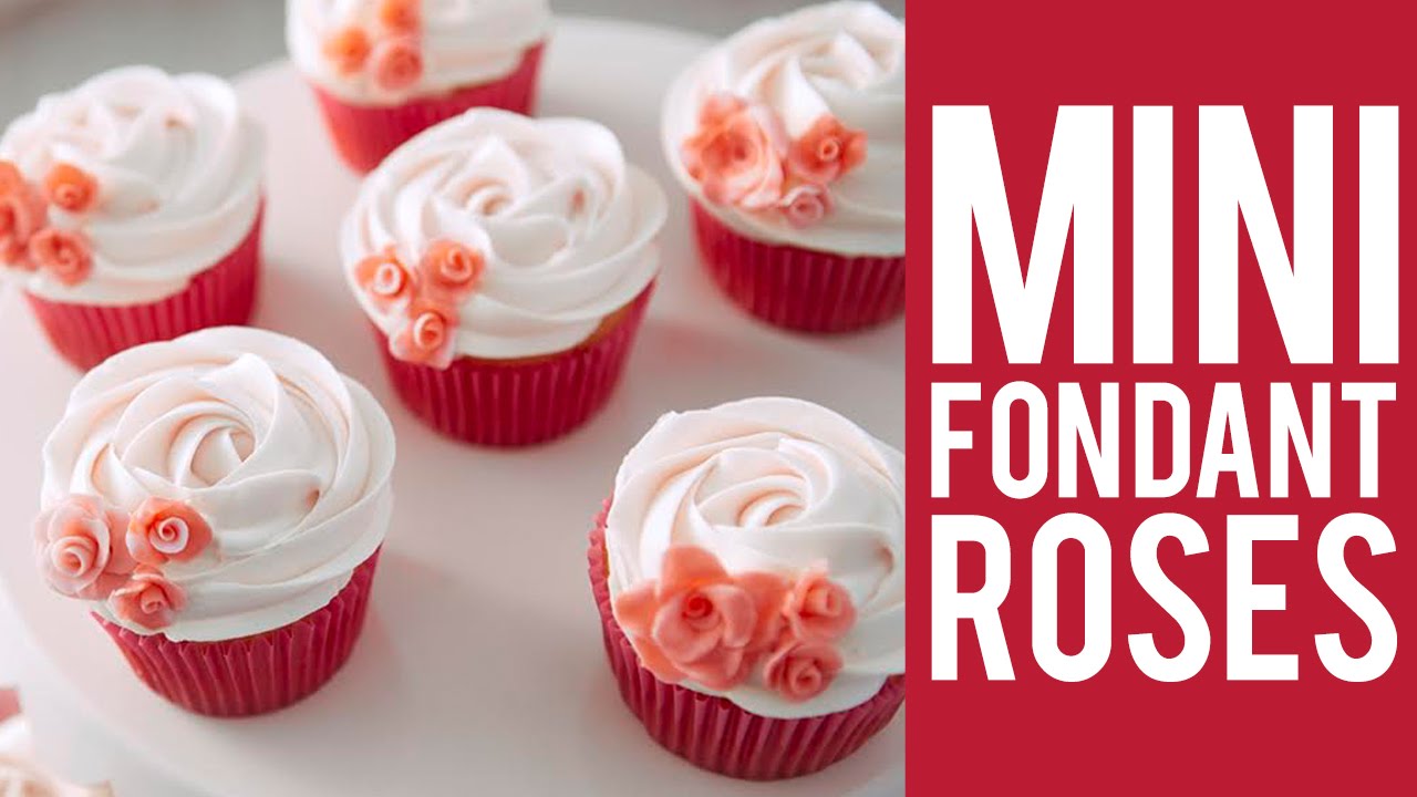 How to make Fondant Mini Roses