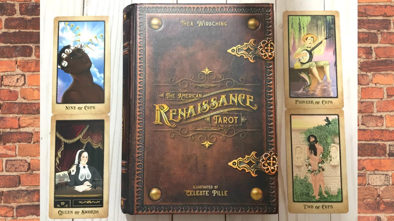 The American Renaissance Tarot Cards 🗝️ Hardcover 🗝️ Flip Through, Walkthrough 🗝️ Tarot Deck
