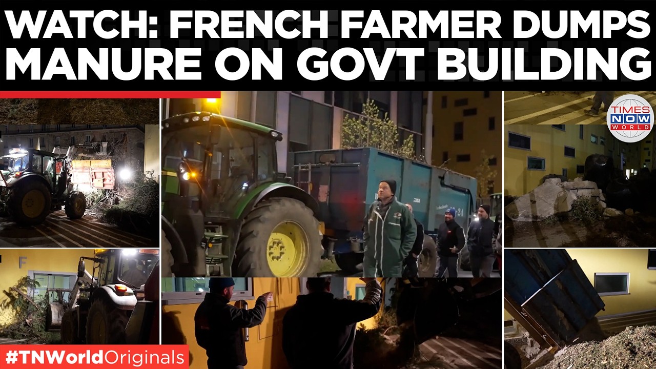 FRANCE PROTESTS: French Farmers Dump Manure Outside Government Buildings | US-Iran War
