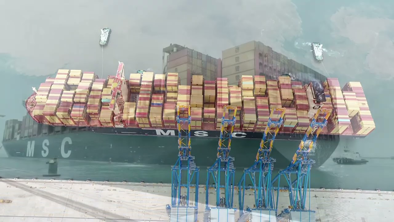 World&rsquo;s largest container ship MSC Irina docks at Vizhinjam seaport in Kerala