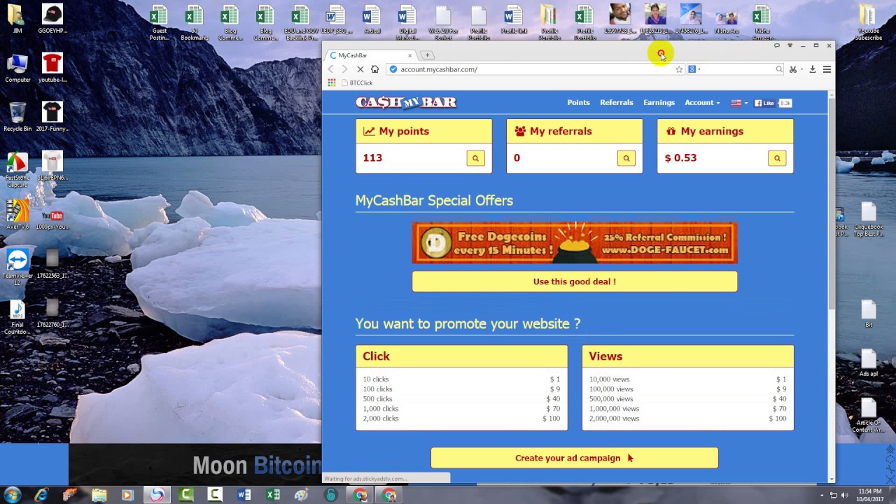 MyCashBar Earn $5