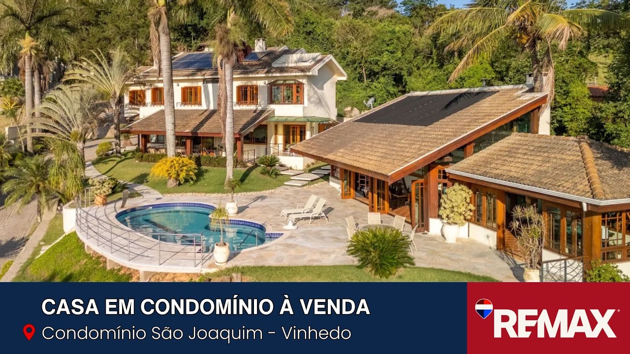 Casa à venda no Condomínio São Joaquim – 4 Suítes, Piscina e Vista Incrível em Vinhedo!