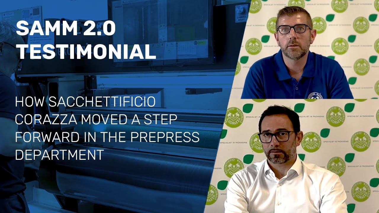 SAMM 2.0 Testimonial - Optimizing Sacchettificio Corazza Prepress Department with Automation
