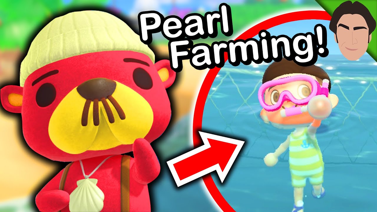 Pearl Farming with Pascal! Animal Crossing New Horizons Summer Update
