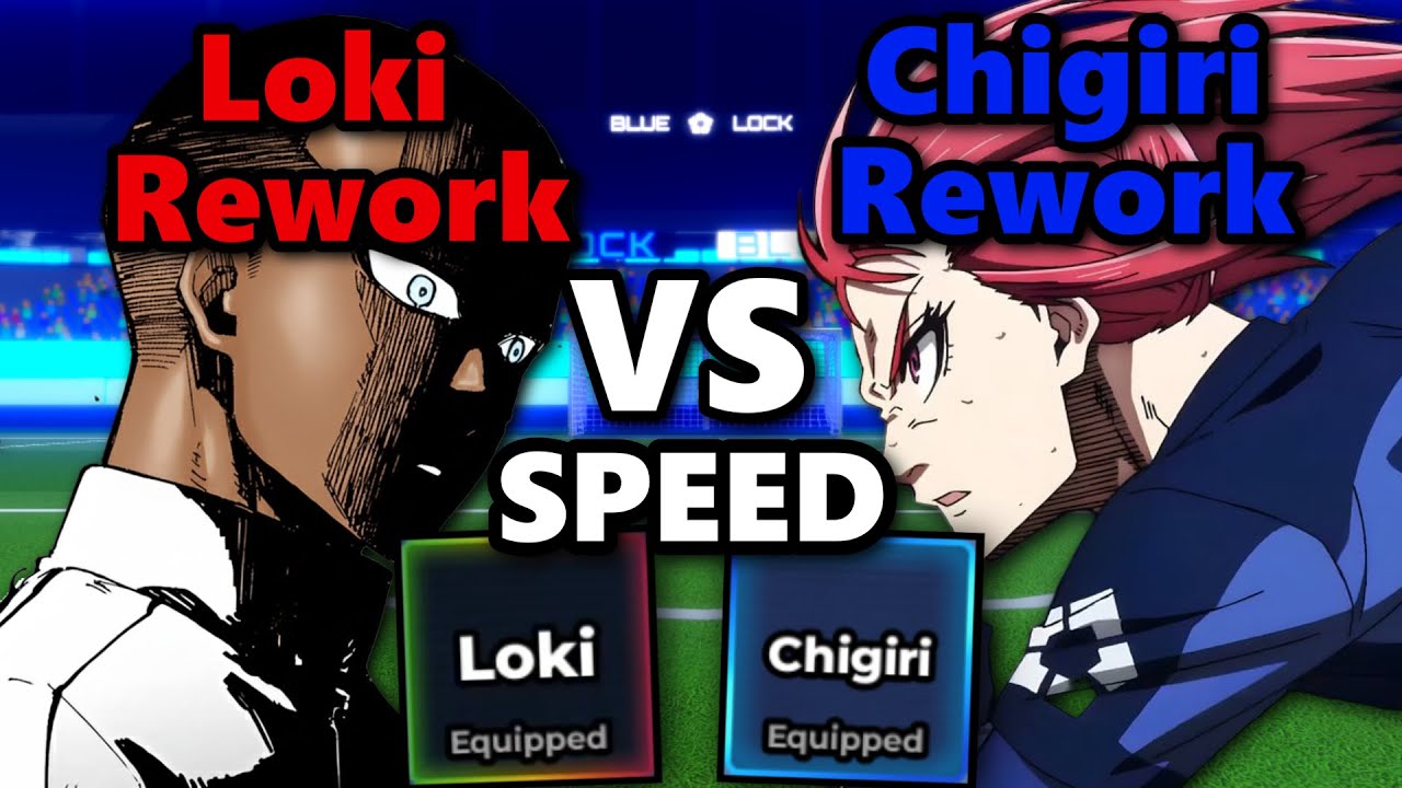 Loki Rework VS Chigiri Rework! Who is Faster? (NO WAY) | Blue Lock Rivals